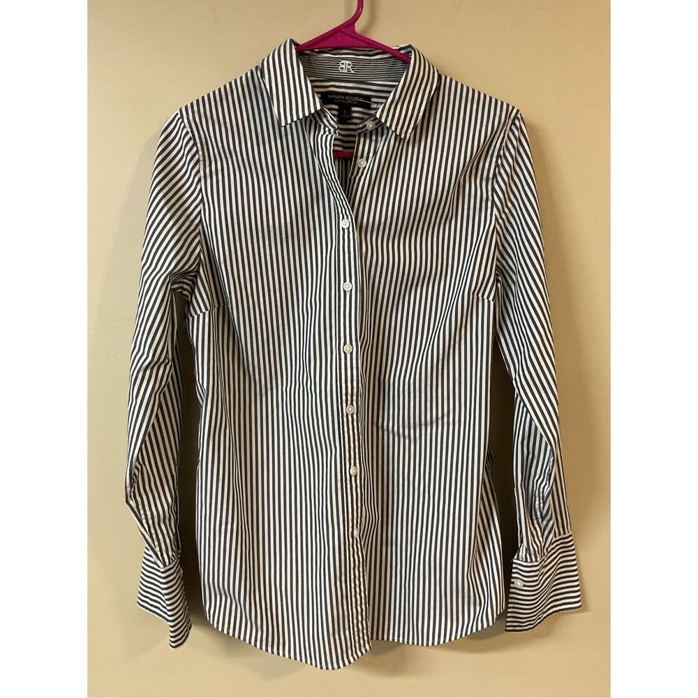 NEW Banana Republic Shirt Blouse Size 6 Riley Tailored Fit 🍃🌿 - Picture 10 of 10